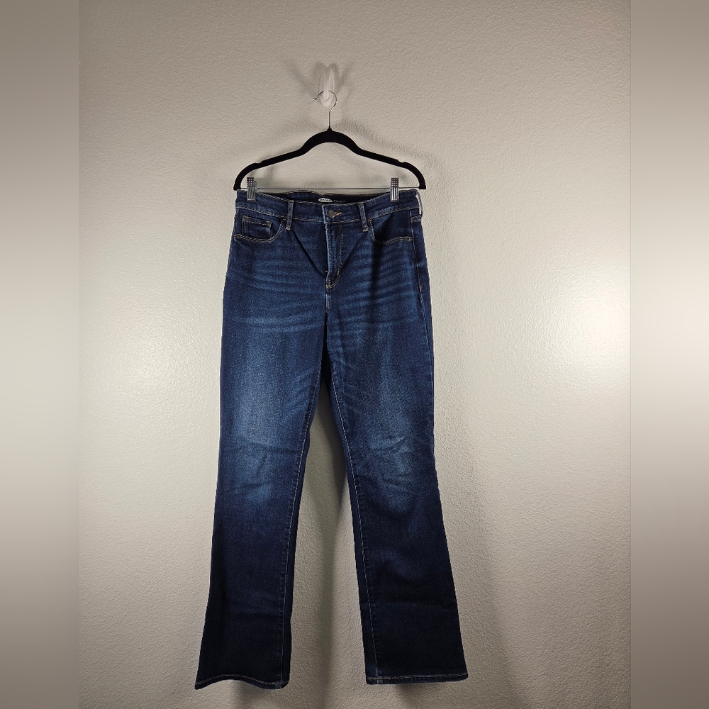 Old Navy Indigo Wide Leg Jeans